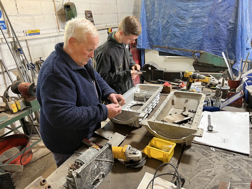 Horch 3.5 litre V8 underway, headlamps fitted and tested, loom complete. Sd.Kfz.261.. 1 IMG 7403