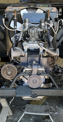 Workshop - Horch 3.5 V8 Engine Runs, Sd.Kfz.223 Armoured Hull Awaits